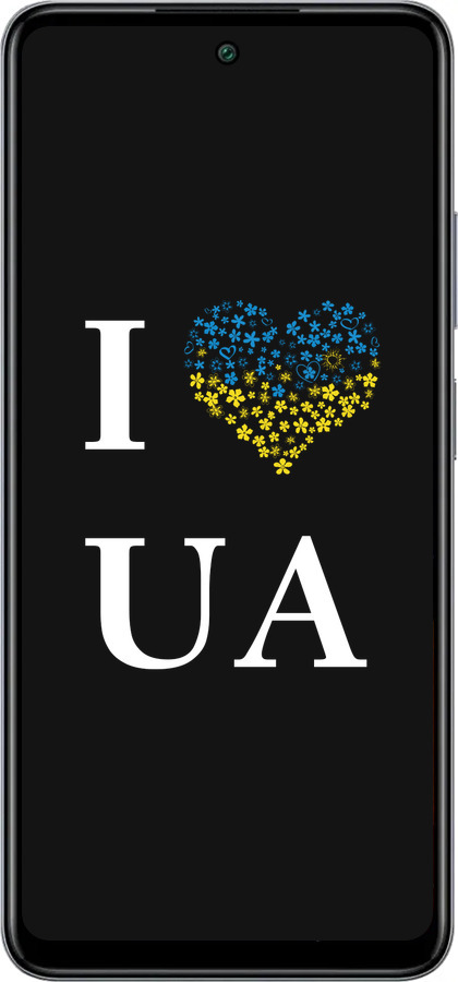 Силиконовый чехол I love UA для Infinix Smart 8 Plus - 1112u-3677 изображение 