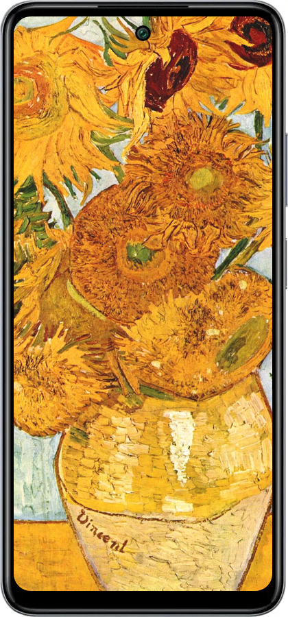 Силиконовый чехол Винсент Ван Гог. Подсолнухи для Infinix Smart 8 Plus - 162u-3677 изображение 