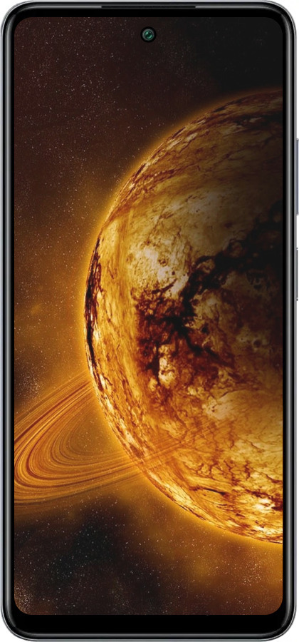 Силиконовый чехол Жёлтый Сатурн для Infinix Smart 8 Plus - 170u-3677 изображение 