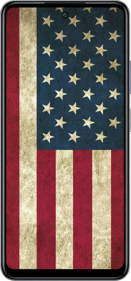 Силиконовый чехол Флаг США для Infinix Smart 8 Plus - 395u-3677 изображение 