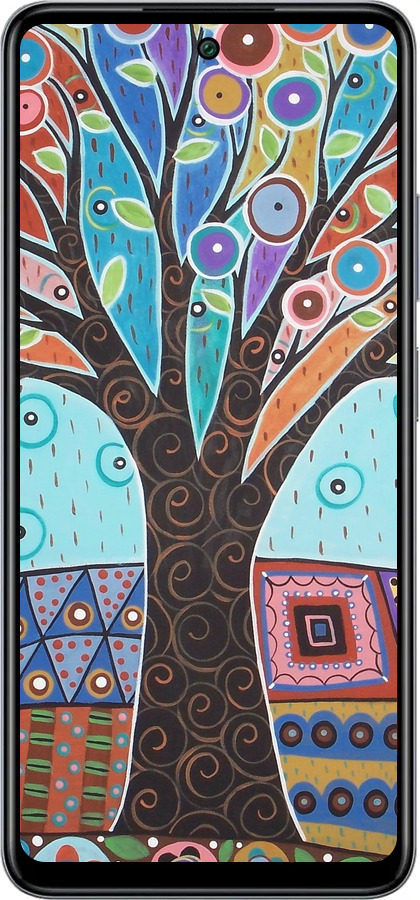 Силиконовый чехол Арт-дерево для Infinix Smart 8 Plus - 4008u-3677 изображение 