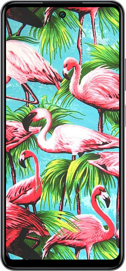 Силиконовый чехол Tropical background для Infinix Smart 8 Plus - 4016u-3677 изображение 