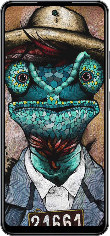 Силиконовый чехол Хамелеон в розыске для Infinix Smart 8 Plus - 4030u-3677 изображение 