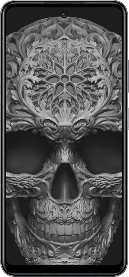 Силиконовый чехол skull-ornament для Infinix Smart 8 Plus - 4101u-3677 изображение 