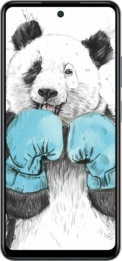 Силиконовый чехол Панда-боксер для Infinix Smart 8 Plus - 4104u-3677 изображение 