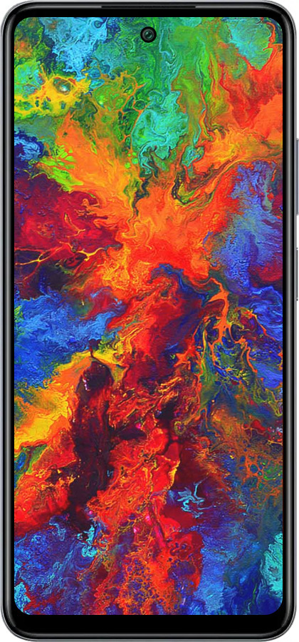 Силиконовый чехол Акварель на холсте для Infinix Smart 8 Plus - 4150u-3677 изображение 