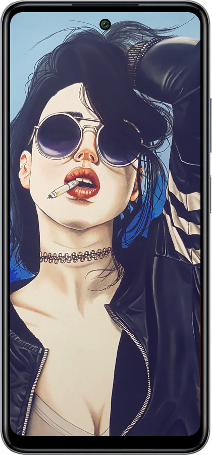 Силіконовий чехол Дівчина на стилі для Infinix Smart 8 Plus - 4151u-3677 изображение 