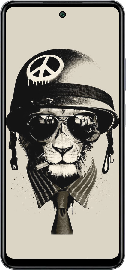 Силиконовый чехол tattoo soldier для Infinix Smart 8 Plus - 4165u-3677 изображение 