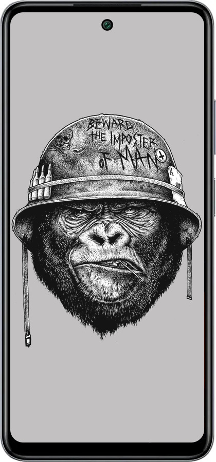 Силіконовий чехол military monkey для Infinix Smart 8 Plus - 4177u-3677 изображение 