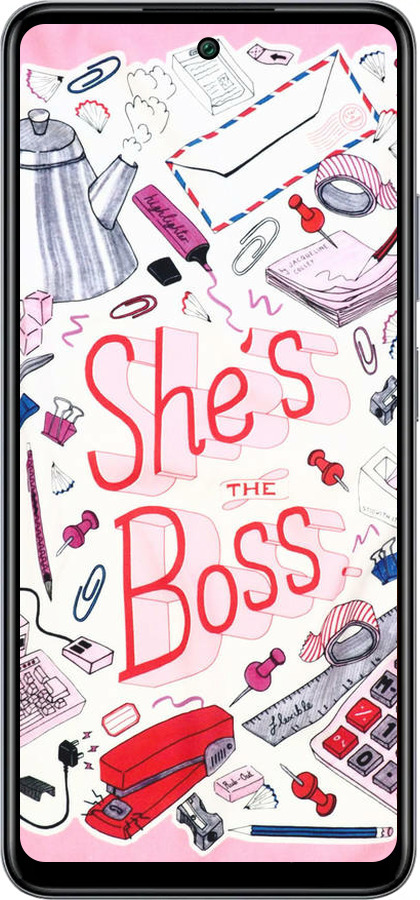 Силиконовый чехол she's the  boss для Infinix Smart 8 Plus - 4254u-3677 изображение 