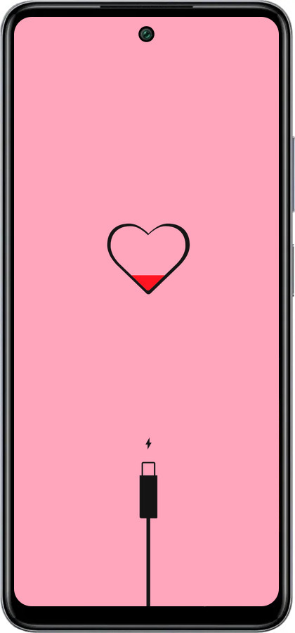 Силіконовий чехол Підзарядка серця1 для Infinix Smart 8 Plus - 4275u-3677 изображение 