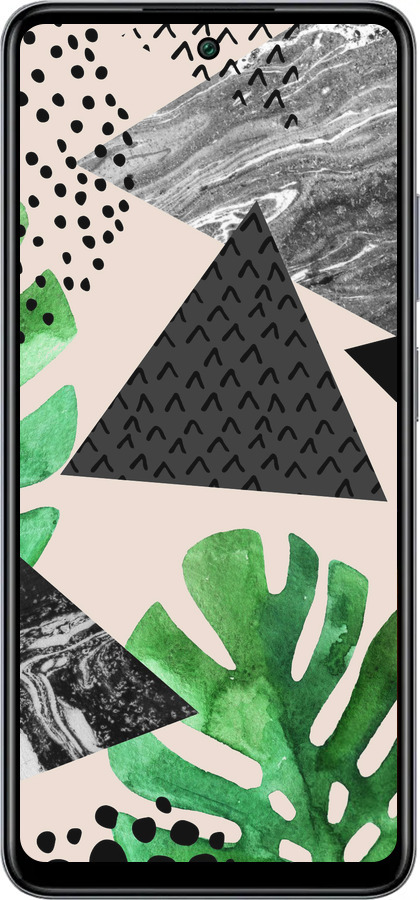 Силіконовий чехол Монстера для Infinix Smart 8 Plus - 4304u-3677 изображение 