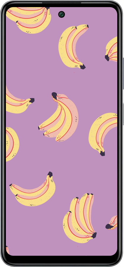 Силиконовый чехол Бананы для Infinix Smart 8 Plus - 4312u-3677 изображение 