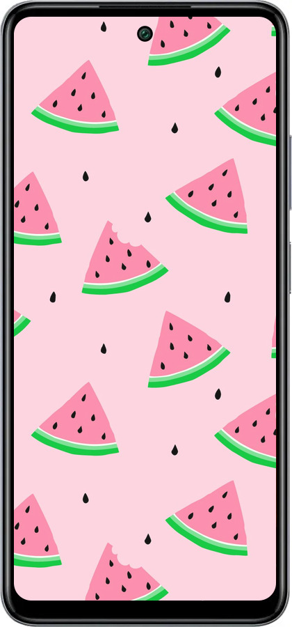 Силиконовый чехол Розовый арбуз для Infinix Smart 8 Plus - 4314u-3677 изображение 