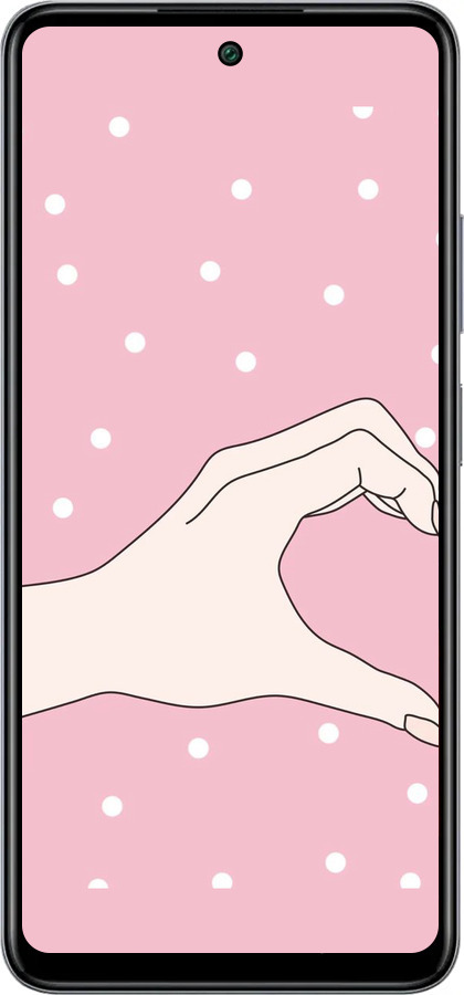 Силиконовый чехол Половинка сердца для Infinix Smart 8 Plus - 4340u-3677 изображение 