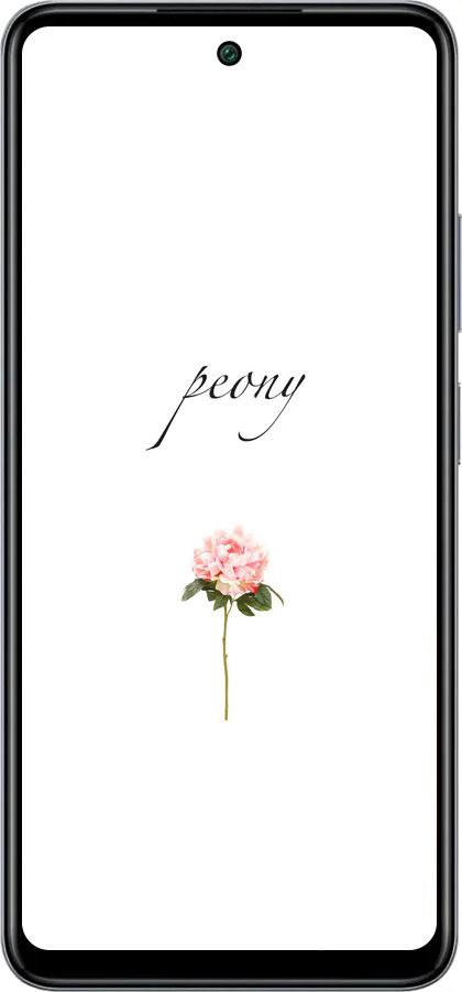 Силіконовий чехол Півонія для Infinix Smart 8 Plus - 4366u-3677 изображение 