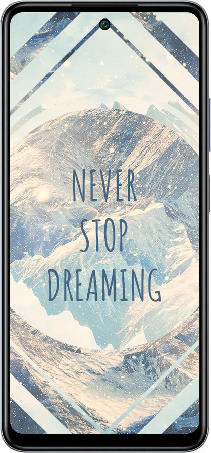 Силиконовый чехол Мечтать для Infinix Smart 8 Plus - 4379u-3677 изображение 