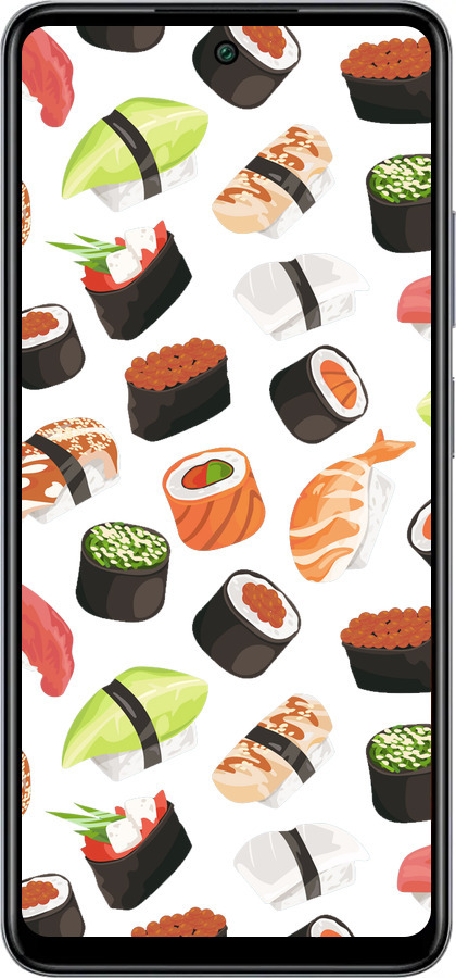 Силіконовий чехол Суші для Infinix Smart 8 Plus - 4404u-3677 изображение 