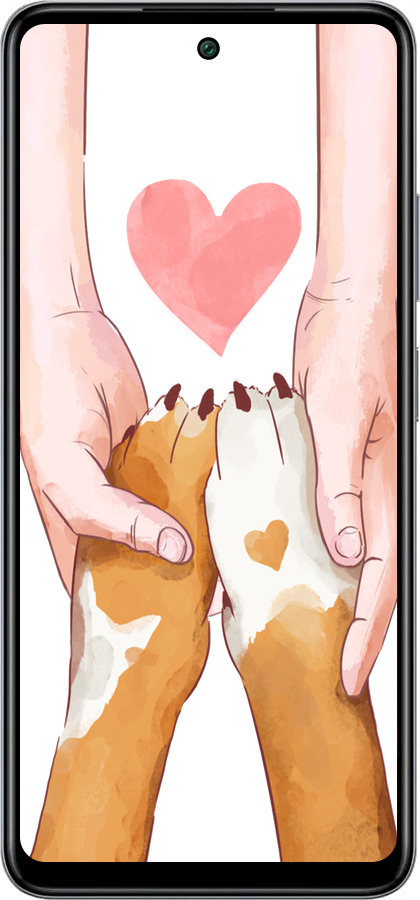 Силиконовый чехол Дружба для Infinix Smart 8 Plus - 4410u-3677 изображение 