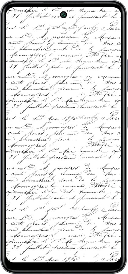 Силиконовый чехол Прописной шрифт для Infinix Smart 8 Plus - 4475u-3677 изображение 