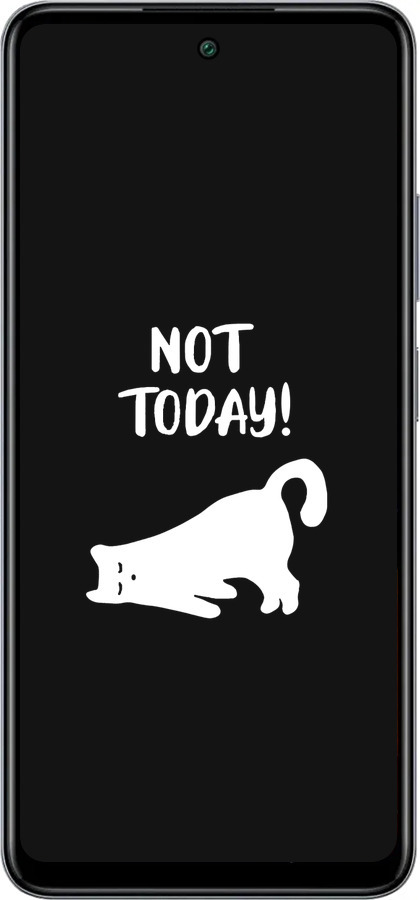 Силіконовий чехол Втомлений кіт для Infinix Smart 8 Plus - 4535u-3677 изображение 