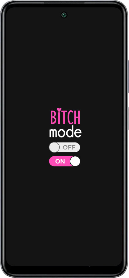 Силиконовый чехол Bitch mode для Infinix Smart 8 Plus - 4548u-3677 изображение 