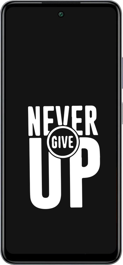 Силиконовый чехол Никогда не сдавайся для Infinix Smart 8 Plus - 4572u-3677 изображение 