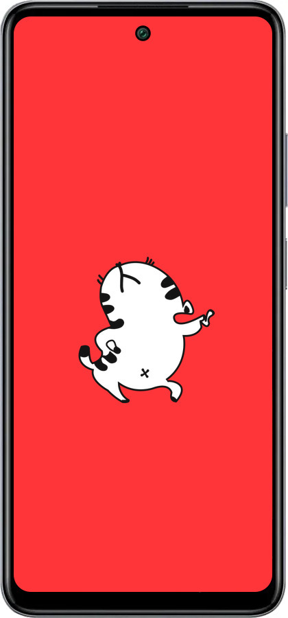 Силиконовый чехол Котик для Infinix Smart 8 Plus - 4577u-3677 изображение 