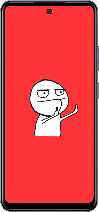 Силиконовый чехол Мем для Infinix Smart 8 Plus - 4578u-3677 изображение 