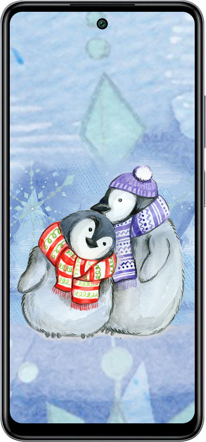 Силіконовий чехол Новорічний 5 для Infinix Smart 8 Plus - 4618u-3677 изображение 