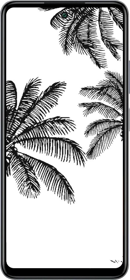 Силіконовий чехол Пальми1 для Infinix Smart 8 Plus - 4634u-3677 изображение 