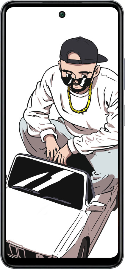 Силиконовый чехол Тачка для Infinix Smart 8 Plus - 4663u-3677 изображение 