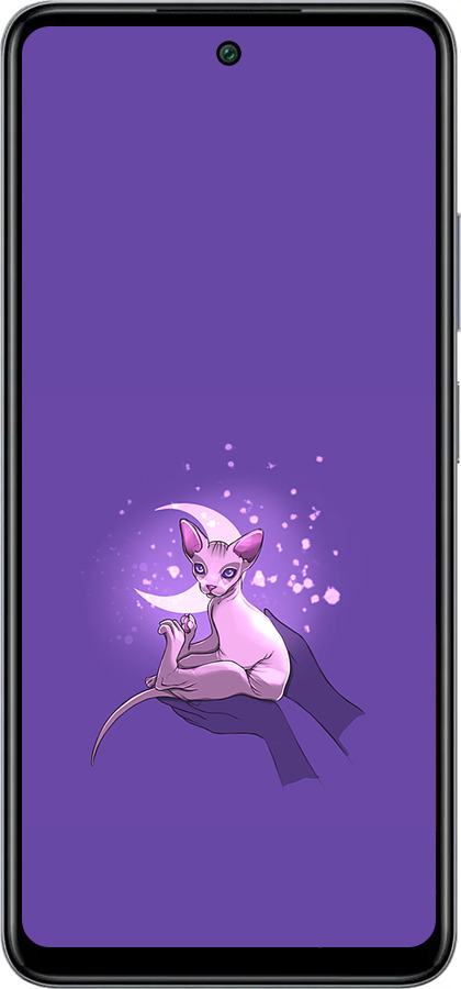 Силиконовый чехол Кот2 для Infinix Smart 8 Plus - 4676u-3677 изображение 