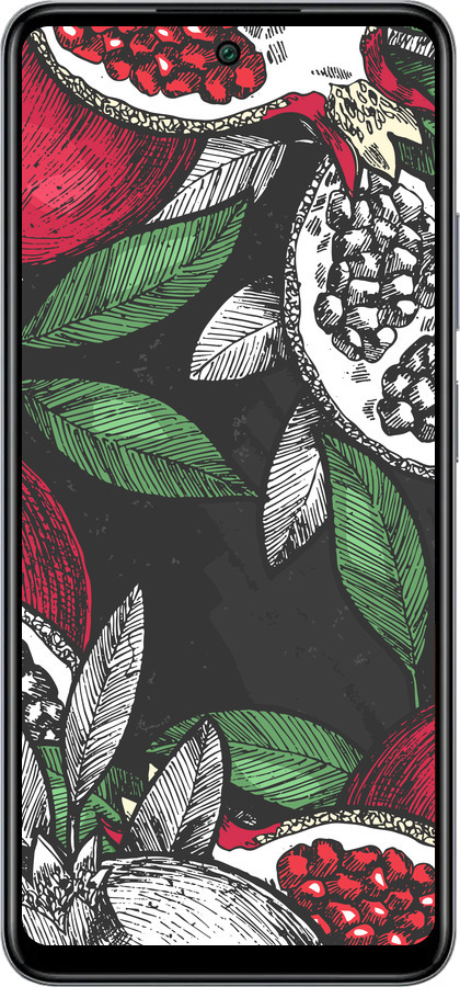 Силіконовий чехол Гранат для Infinix Smart 8 Plus - 4692u-3677 изображение 