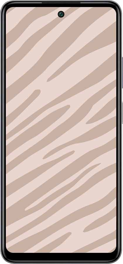 Силіконовий чехол Зебра беж для Infinix Smart 8 Plus - 4875u-3677 изображение 