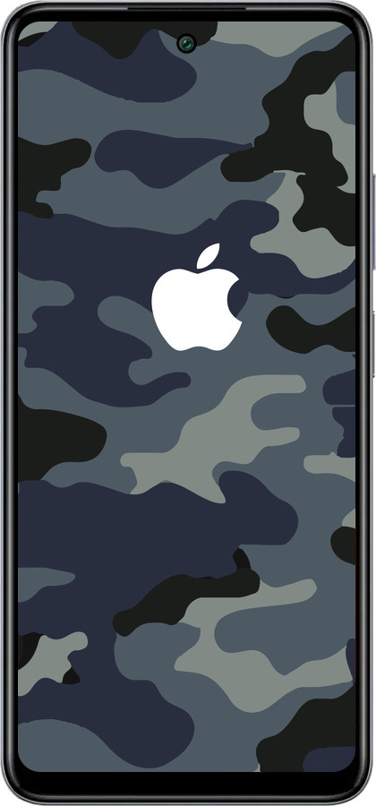 Силиконовый чехол Камуфляж 1 для Infinix Smart 8 Plus - 4897u-3677 изображение 