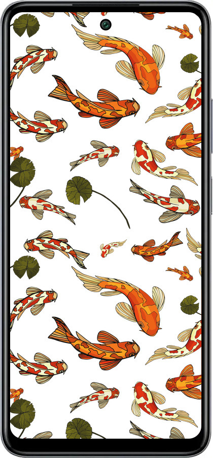 Силіконовий чехол Риби Кої для Infinix Smart 8 Plus - 5535u-3677 изображение 