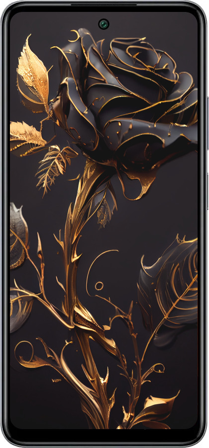 Силиконовый чехол Роза 3 для Infinix Smart 8 Plus - 5552u-3677 изображение 