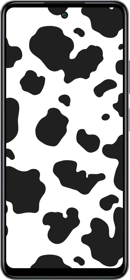 Силиконовый чехол Шкура коровы для Infinix Smart 8 Plus - 5576u-3677 изображение 