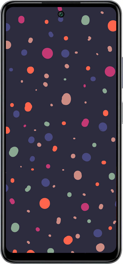 Силиконовый чехол Горошек v2 для Infinix Smart 8 Plus - 5599u-3677 изображение 