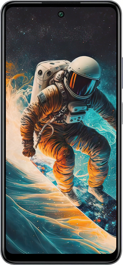 Силіконовий чехол Сноубордист для Infinix Smart 8 Plus - 5604u-3677 изображение 