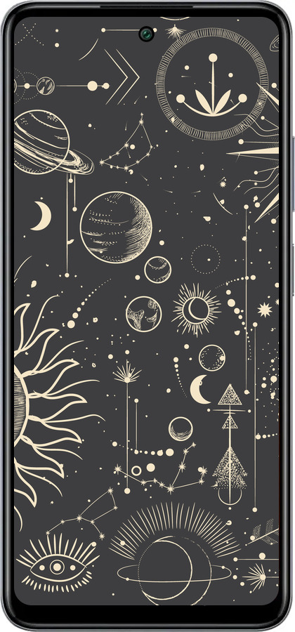 Силиконовый чехол Фаза луны для Infinix Smart 8 Plus - 5605u-3677 изображение 