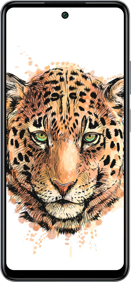 Силиконовый чехол Леопард v2 для Infinix Smart 8 Plus - 5606u-3677 изображение 