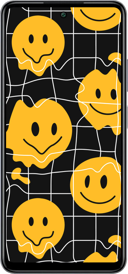 Силіконовий чехол Смайли v3 для Infinix Smart 8 Plus - 5623u-3677 изображение 