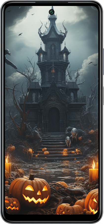 Силіконовий чехол Похмурий будинок для Infinix Smart 8 Plus - 5655u-3677 изображение 