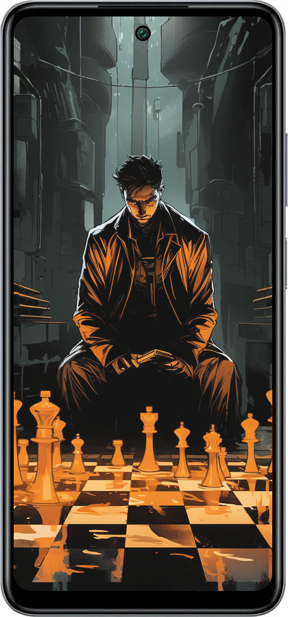 Силиконовый чехол Шахматы для Infinix Smart 8 Plus - 5951u-3677 изображение 