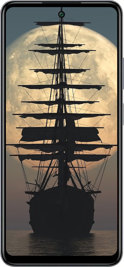 Силиконовый чехол Корабль для Infinix Smart 8 Plus - 5998u-3677 изображение 