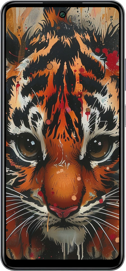 Силиконовый чехол Mini tiger для Infinix Smart 8 Plus - 6052u-3677 изображение 