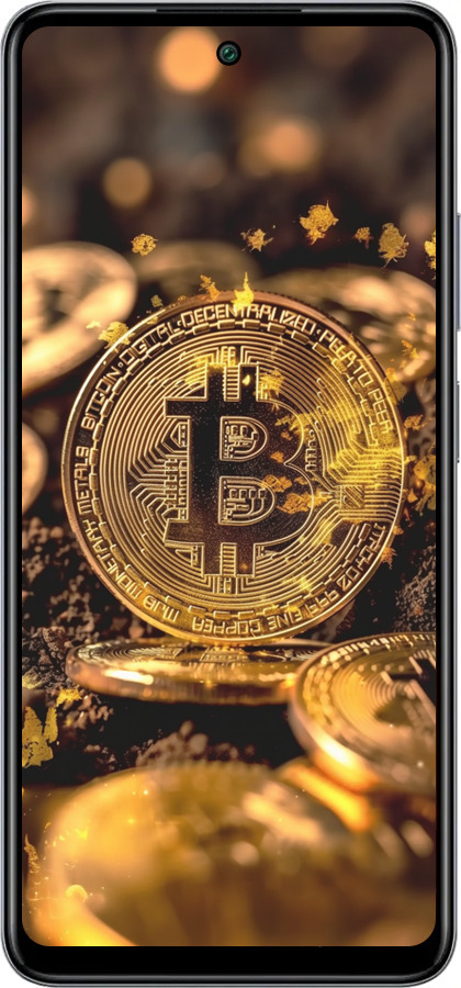Силиконовый чехол Золотая лихорадка биткойна для Infinix Smart 8 Plus - 6089u-3677 изображение 