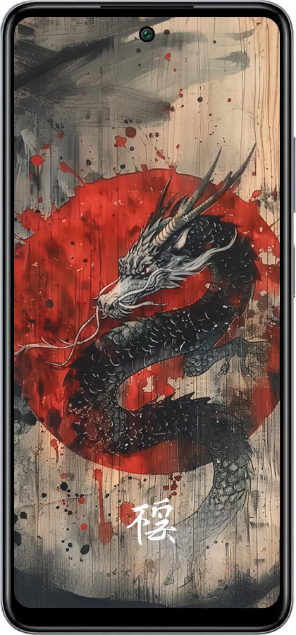 Силиконовый чехол Восточный дух для Infinix Smart 8 Plus - 6100u-3677 изображение 